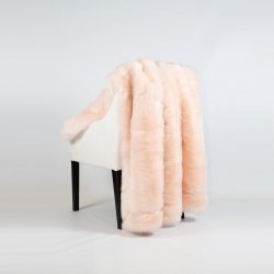 pläd rosa tjock deluxe pläd med tyngd exklusiva hem