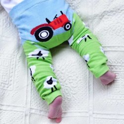 söta leggings för baby o barn traktor motiv farmstyle tights för baby